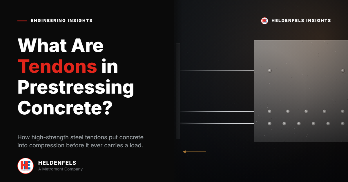 Tendons in Prestressing Concrete Explained for Infrastructure and Construction Projects
