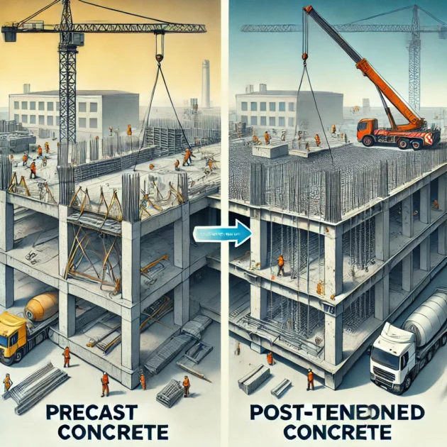 Understanding the Difference Between Precast vs Post-Tensioned Concrete Slabs
