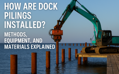 How Are Dock Pilings Installed? Methods, Equipment, and Materials Explained
