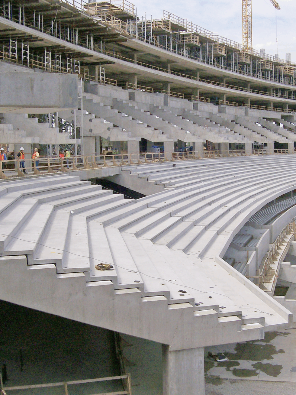 Precast Seating Risers | Stadium & Arena Seating | TX