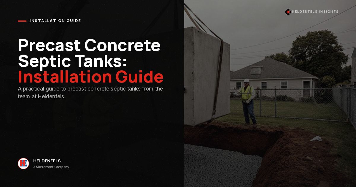 Precast Concrete Septic Tanks: A Proven Step-by-Step Installation Guide