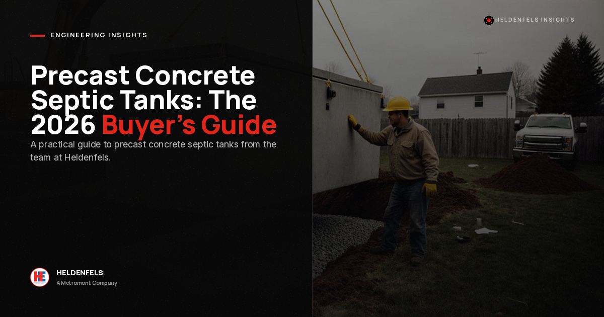 Precast Concrete Septic Tanks: The Proven, Comprehensive 2026 Guide