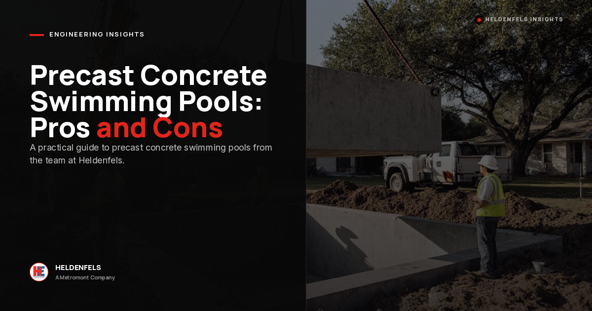 Precast Concrete Swimming Pools: A Complete Guide to the Proven Pros and Cons