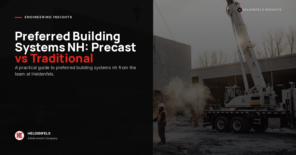 Preferred Building Systems NH: Precast vs Traditional (2026 Guide)