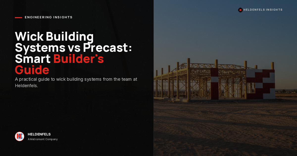 Wick Building Systems vs Precast: A Proven Smart Builder’s Definitive Guide