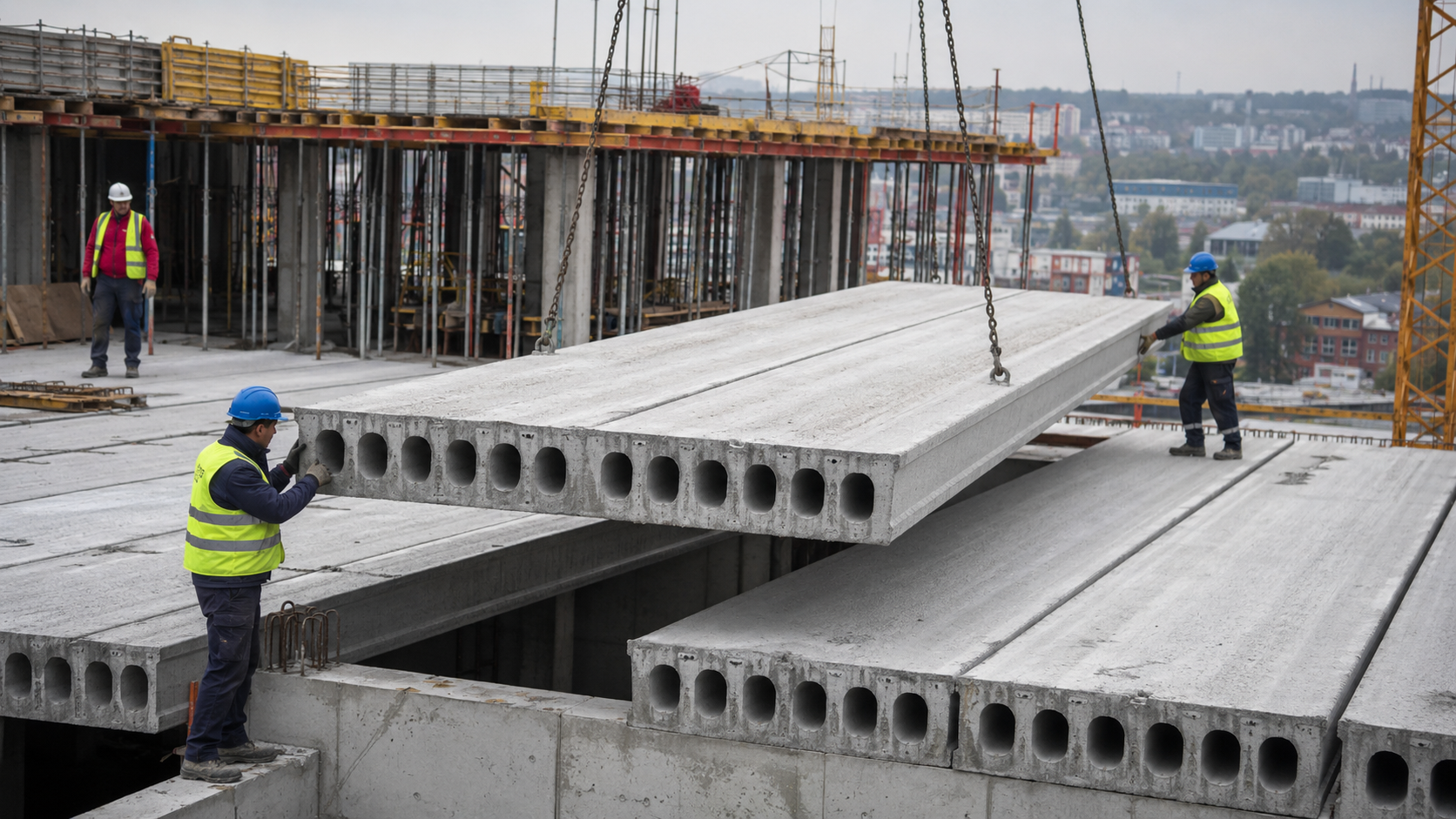 High-Rise Precast Floors: Hollow-Core Slabs vs Metal Decking