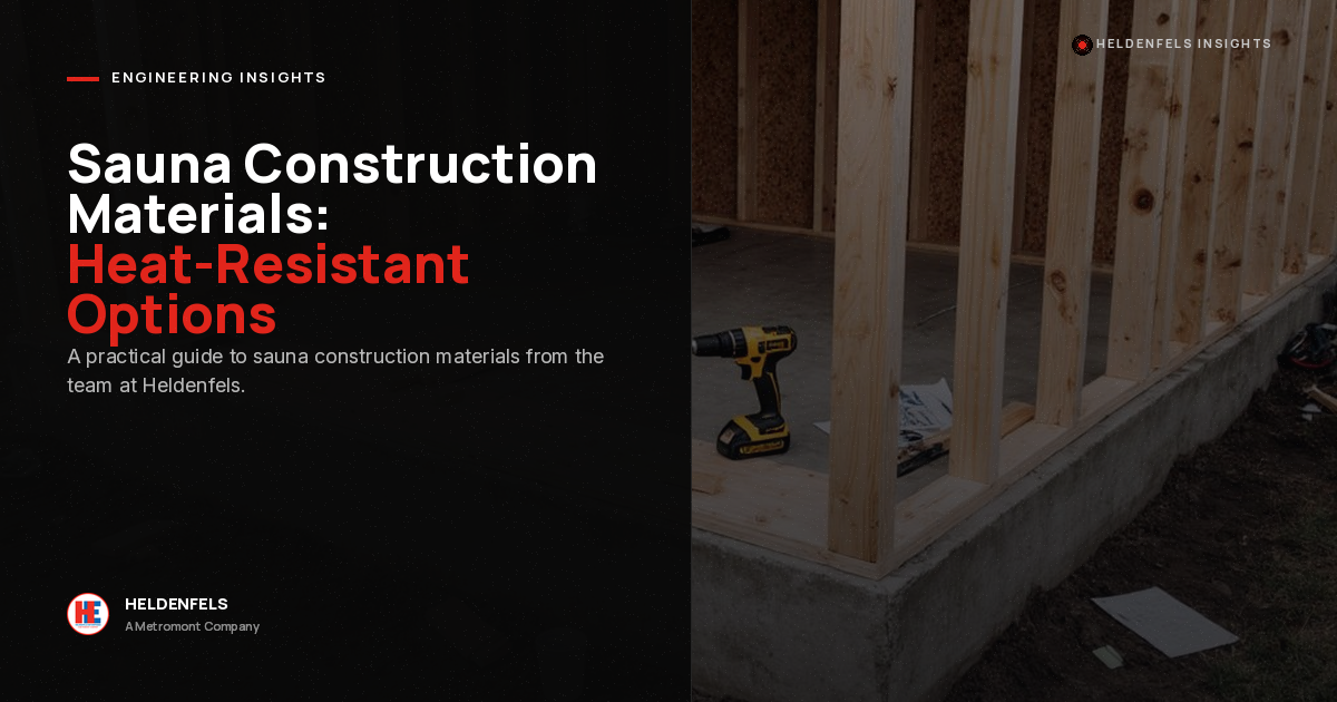 Sauna Construction Materials: Ultimate Guide to Proven Heat-Resistant Options
